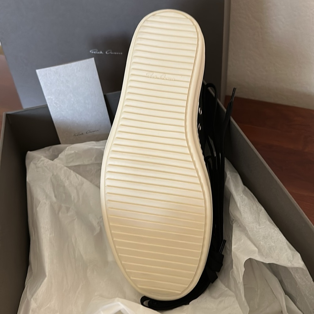 Rick Owen’s FW25 Concordians, Low Sneakers, Leather-NEW - Picture 7 of 12